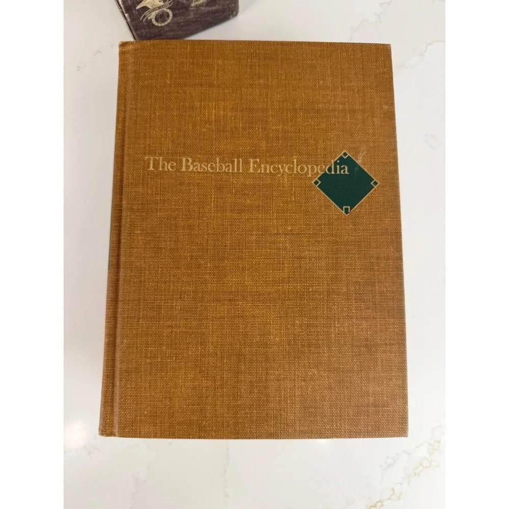 Macmillan Baseball Encyclopedia 1969 First Edition MLB Records Brown Vintage